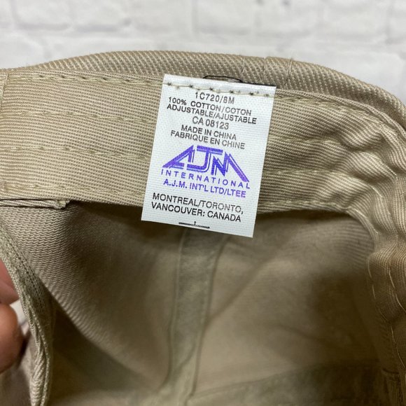 Vintage Hat Cap Strap Back Brown Black MCC Millennium Construction Contractors - Picture 8 of 8